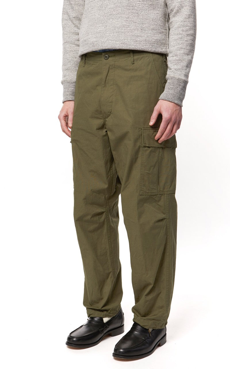 orSlow VINTAGE FIT ARMY TROUSERS ダークカーキ orSlow Vintage Fit Army Trousers - Dark Khaki – Totem Brand Co.