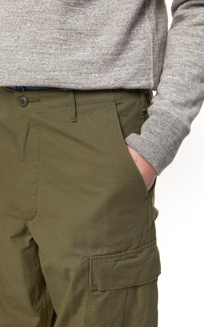 OrSlow Vintage Fit Cargo Pants Ripstop Army