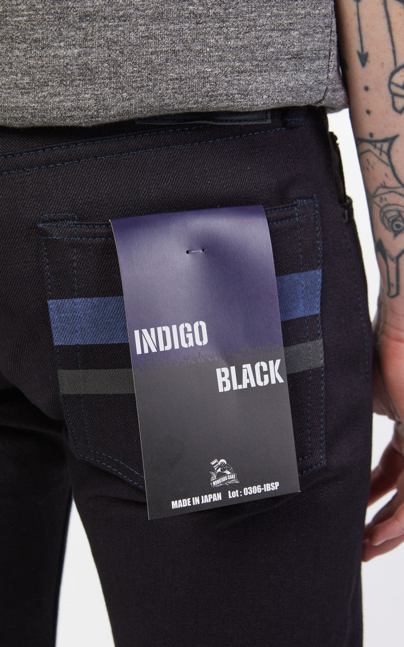 Momotaro Jeans 0306-IBSP Indigo x Black Denim GTB 15.7oz
