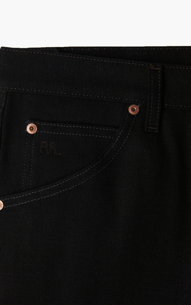 RRL High Slim Jeans Black Selvedge