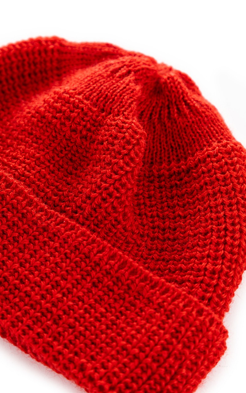 Leuchtfeuer-Strickwaren Leuchtfeuer Walfänger Knit Wool Beanie Red