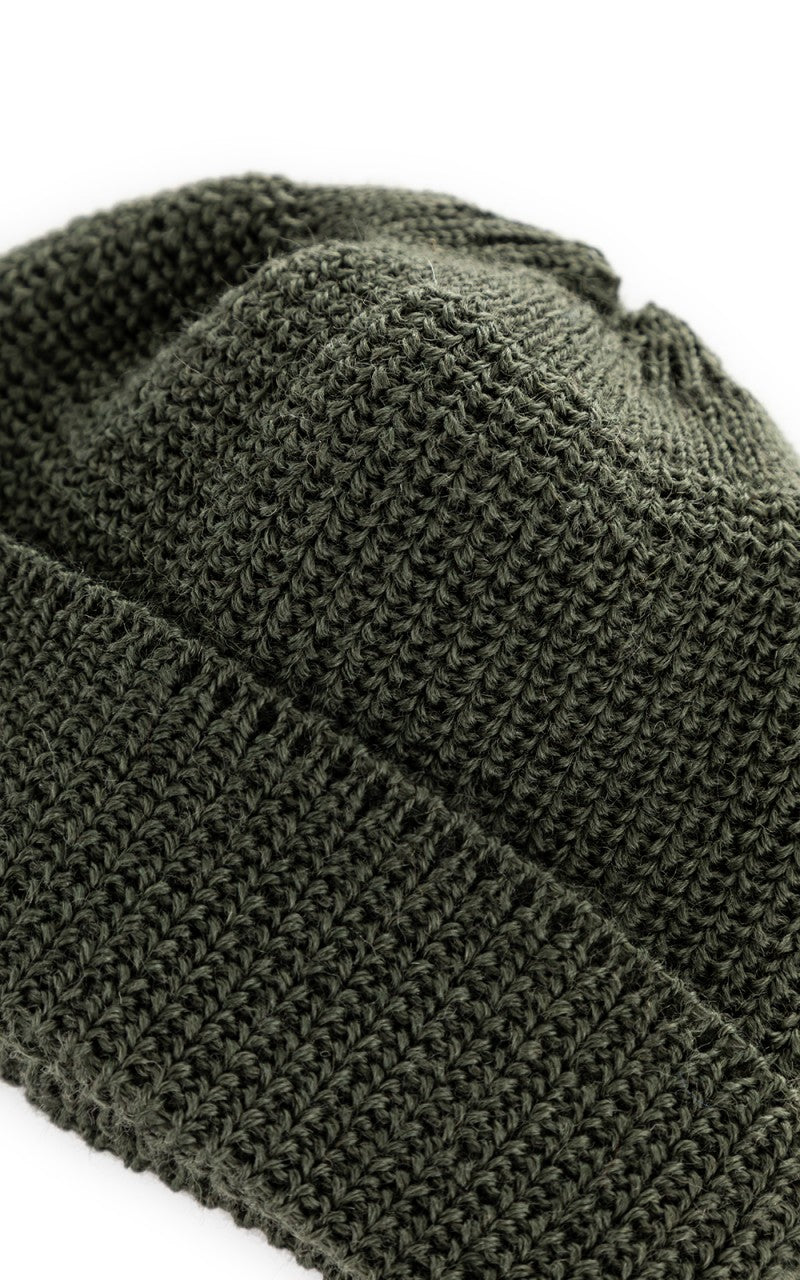Leuchtfeuer-Strickwaren Leuchtfeuer Walfänger Knit Wool Beanie Olive