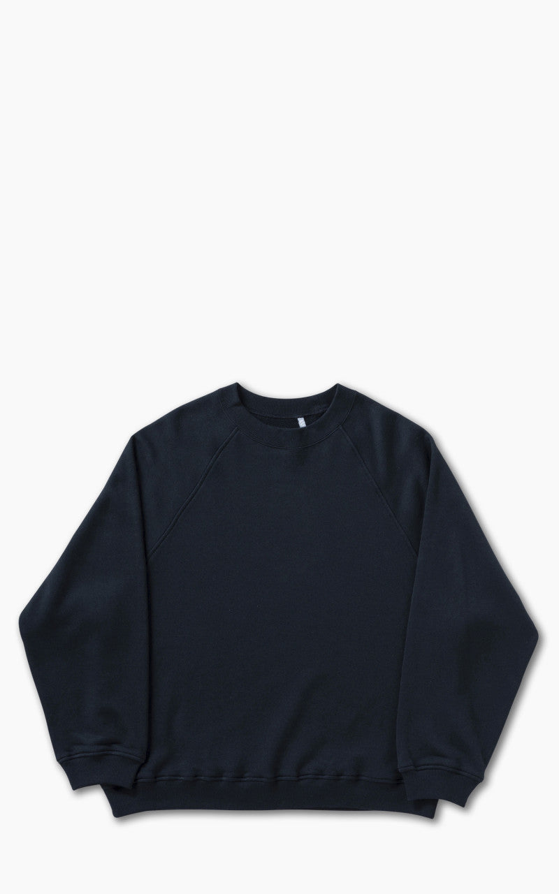 Kaptain Sunshine Suvin Sweat Crewneck Pullover Ink Black