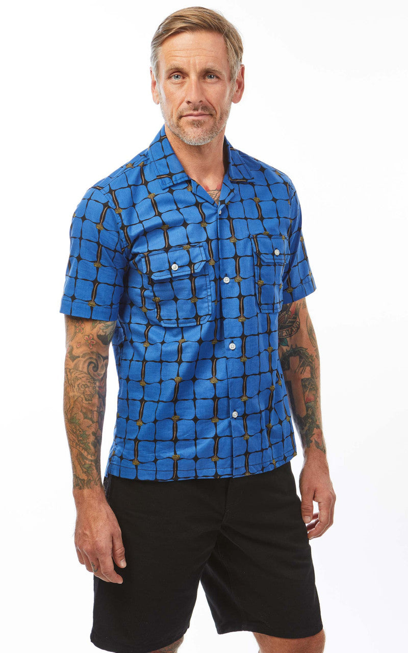 Rogue Territory Infantry S/S Shirt Blue Lotus