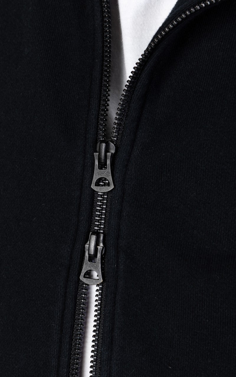 Momotaro Jeans 07-044 Heavyweight Hoodie Black GTB