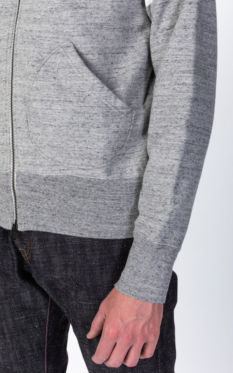 Momotaro Jeans 07-044 Heavyweight Hoodie Grey GTB