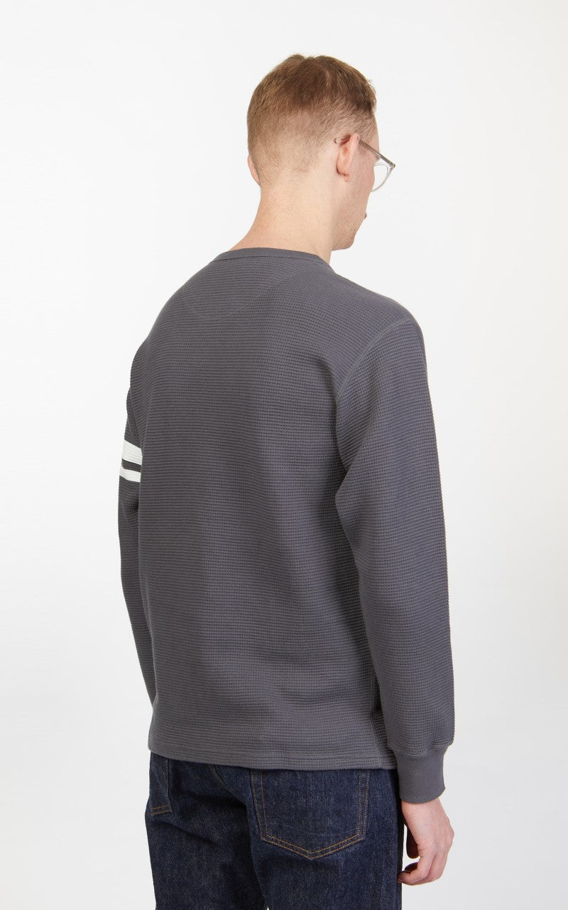 Momotaro Jeans 07-079 Thermal T-Shirt Longsleeve Grey