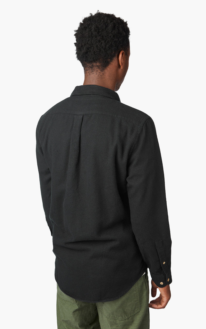 Portuguese Flannel Teca Shirt Black