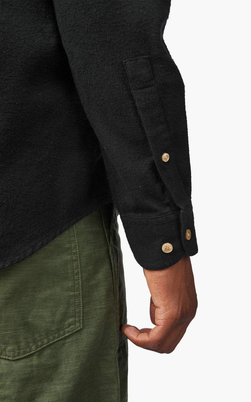 Portuguese Flannel Teca Shirt Black