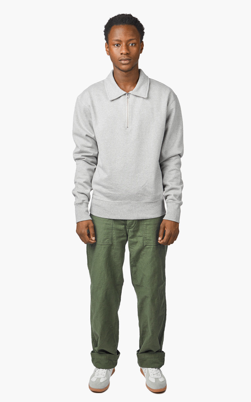 Deus Ex Machina Naval Zip Neck Grey Marle