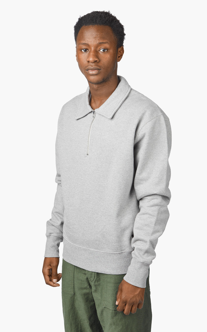 Deus Ex Machina Naval Zip Neck Grey Marle