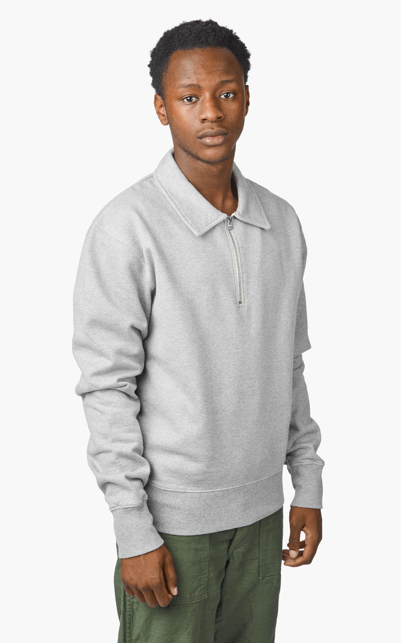 Deus Ex Machina Naval Zip Neck Grey Marle