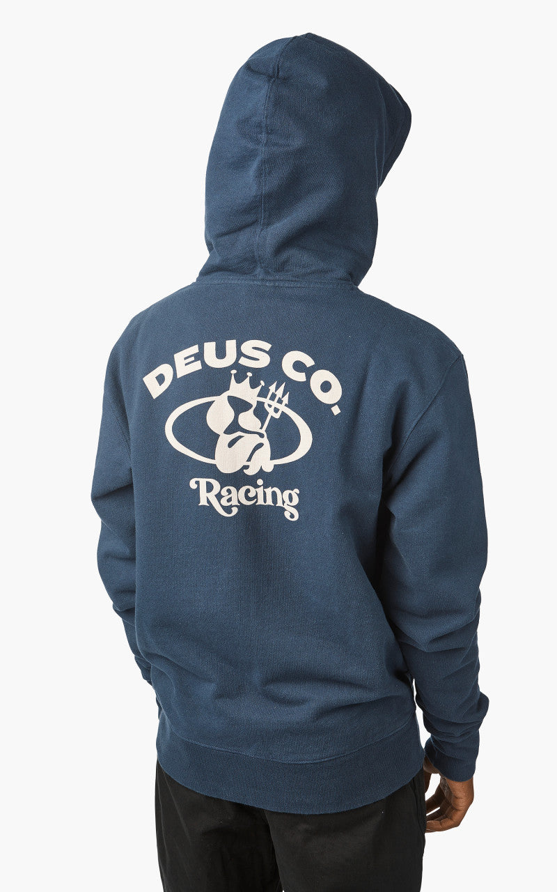Deus Ex Machina Sirens Zip Thru Hood Navy