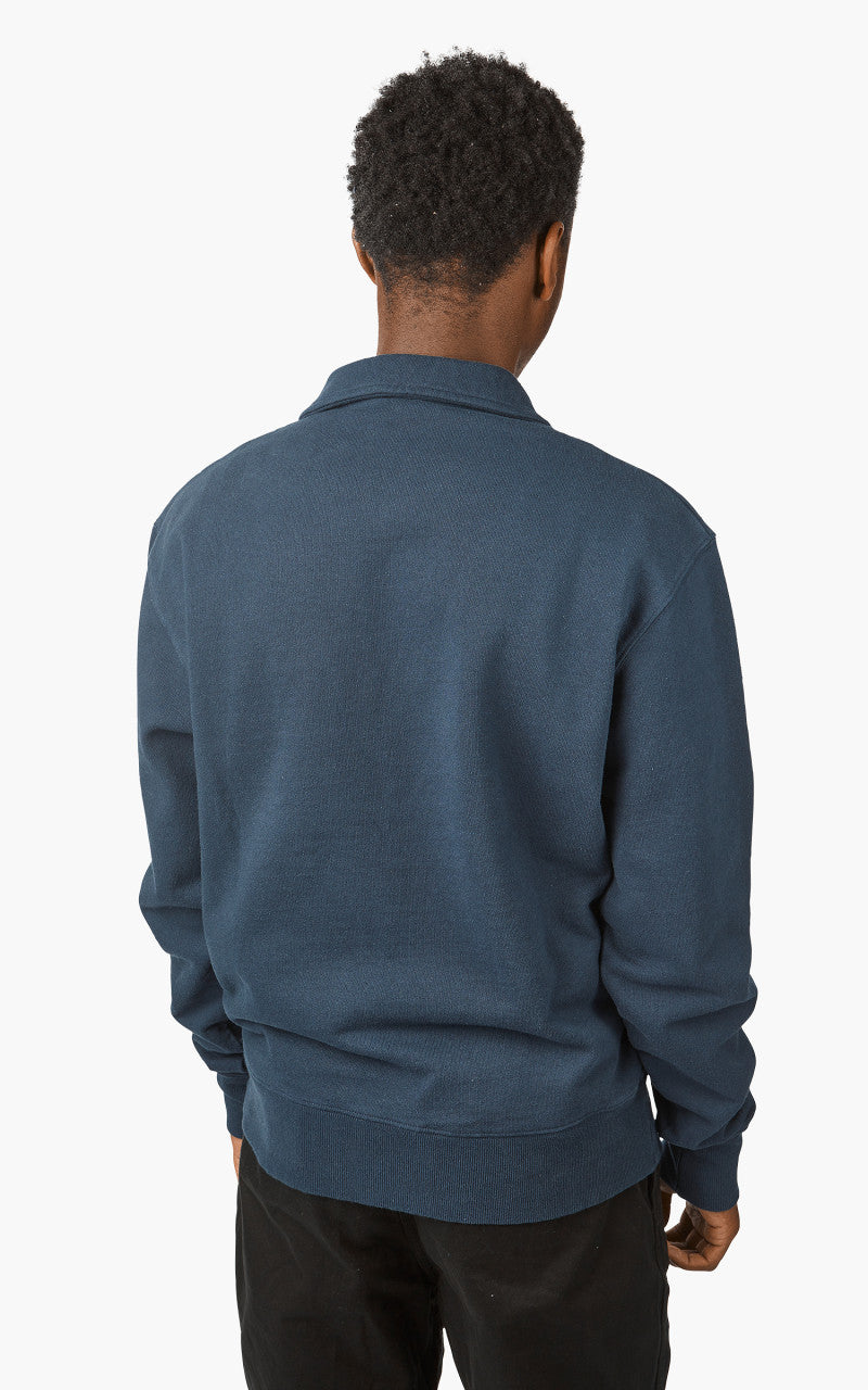 Deus Ex Machina Naval Zip Neck Navy