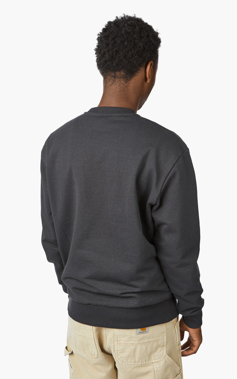 Deus Ex Machina Garrison Plain Crew Anthracite