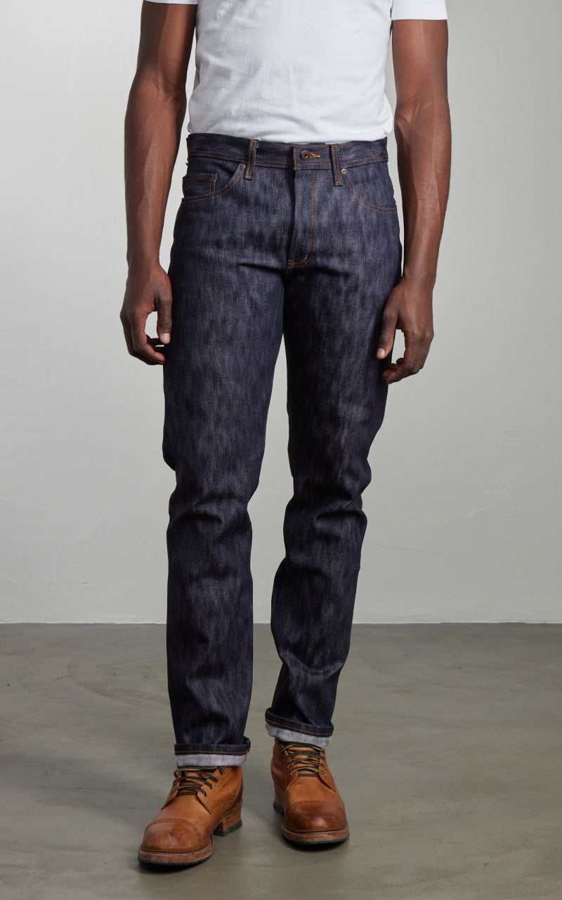 Naked & Famous Denim Weird Guy Sakura Slub Selvedge Indigo 16.5oz