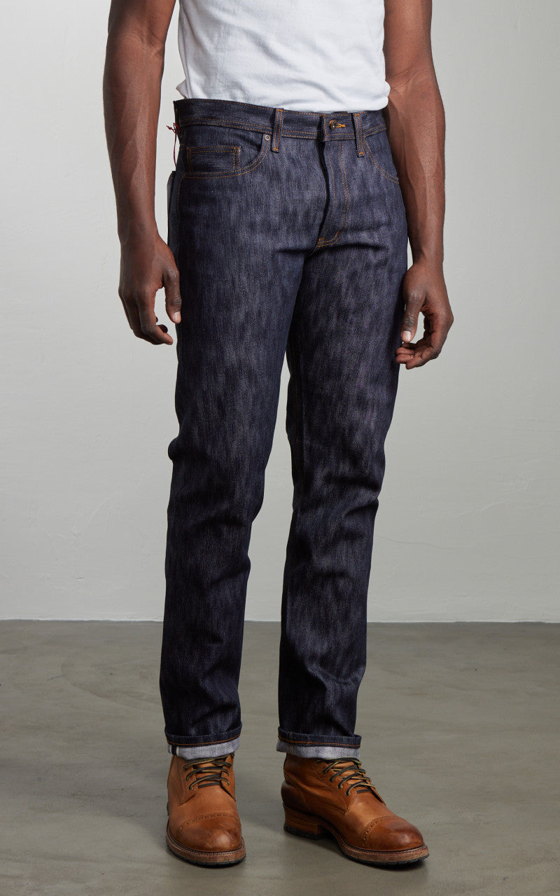 Naked & Famous Denim Weird Guy Sakura Slub Selvedge Indigo 16.5oz