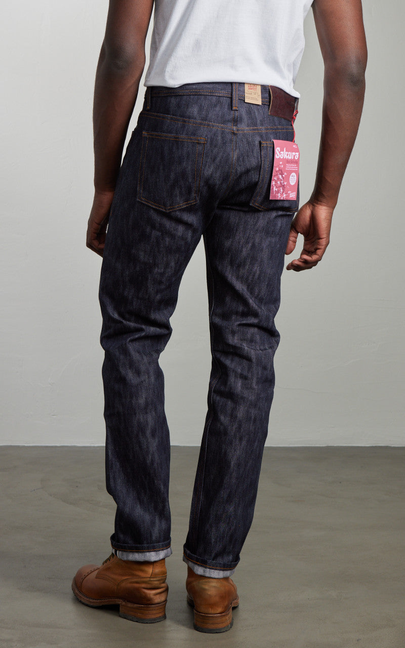 Naked & Famous Denim Weird Guy Sakura Slub Selvedge Indigo 16.5oz