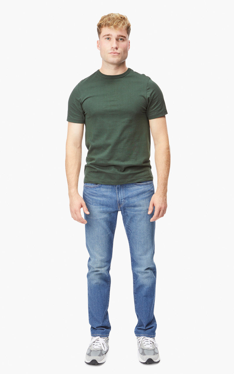Merz b. Schwanen 1950s Crew Neck Tee Forest