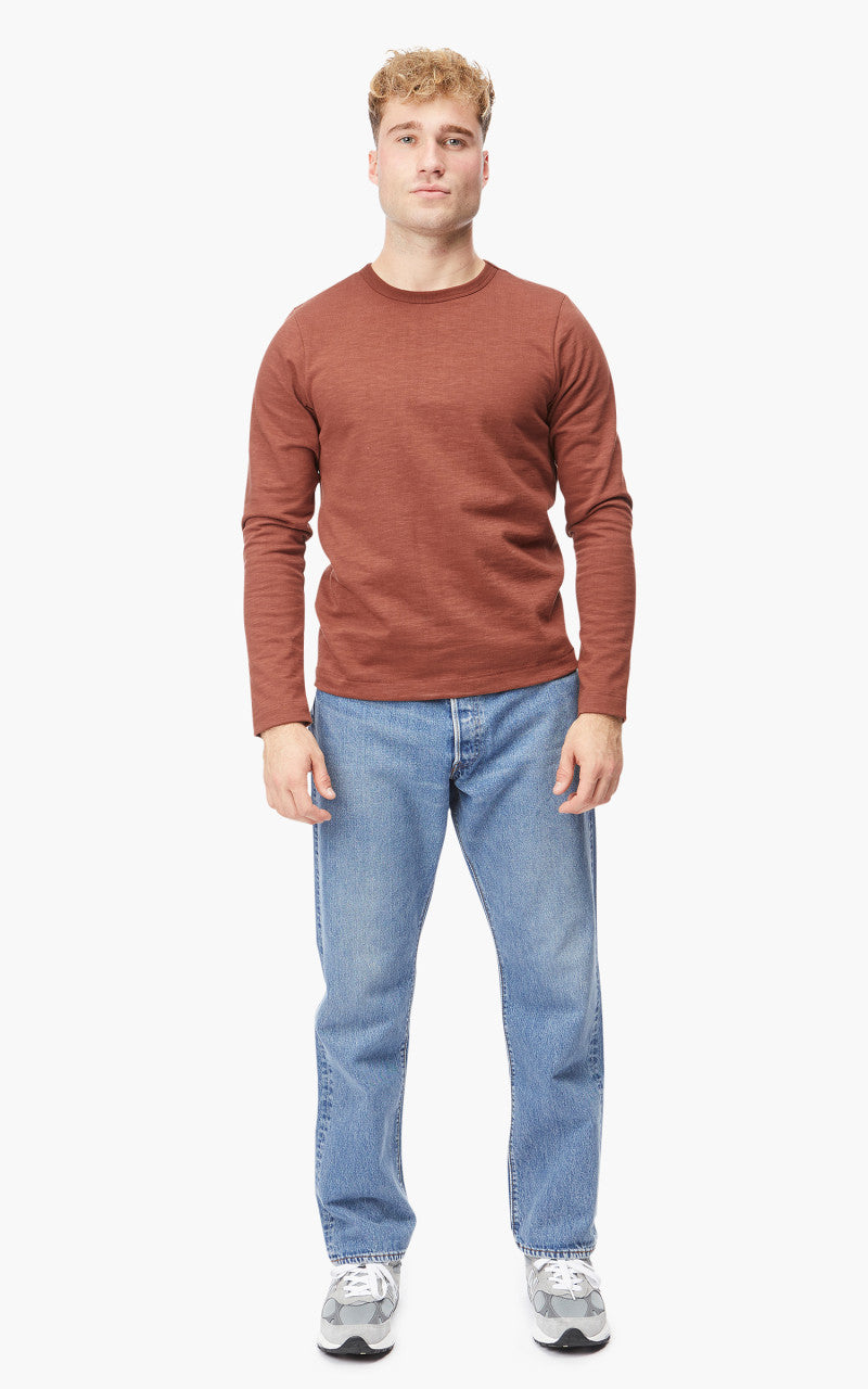 Merz b. Schwanen 2S18 Heavyweight Sweater Crew Tan