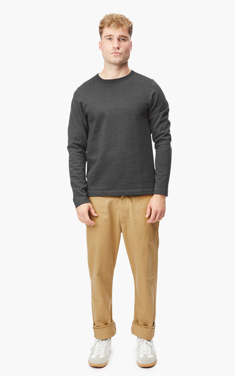 Merz b. Schwanen 2S18 Heavyweight Longsleeve Charcoal