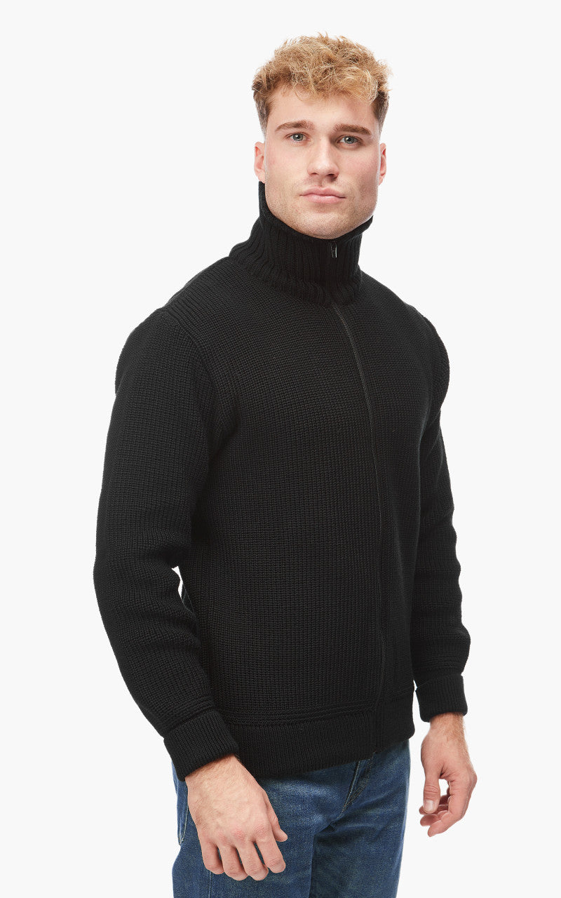 Leuchtfeuer-Strickwaren Admiral Knit Jacket Black