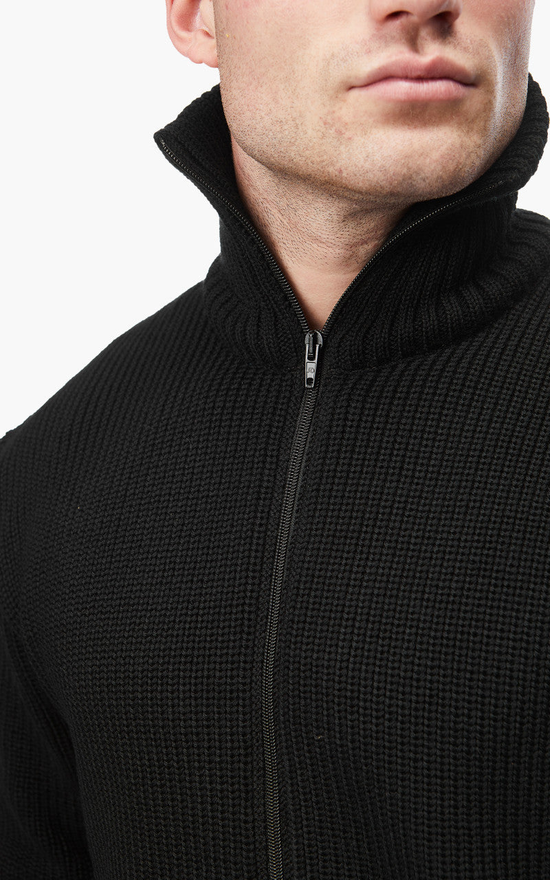 Leuchtfeuer-Strickwaren Admiral Knit Jacket Black