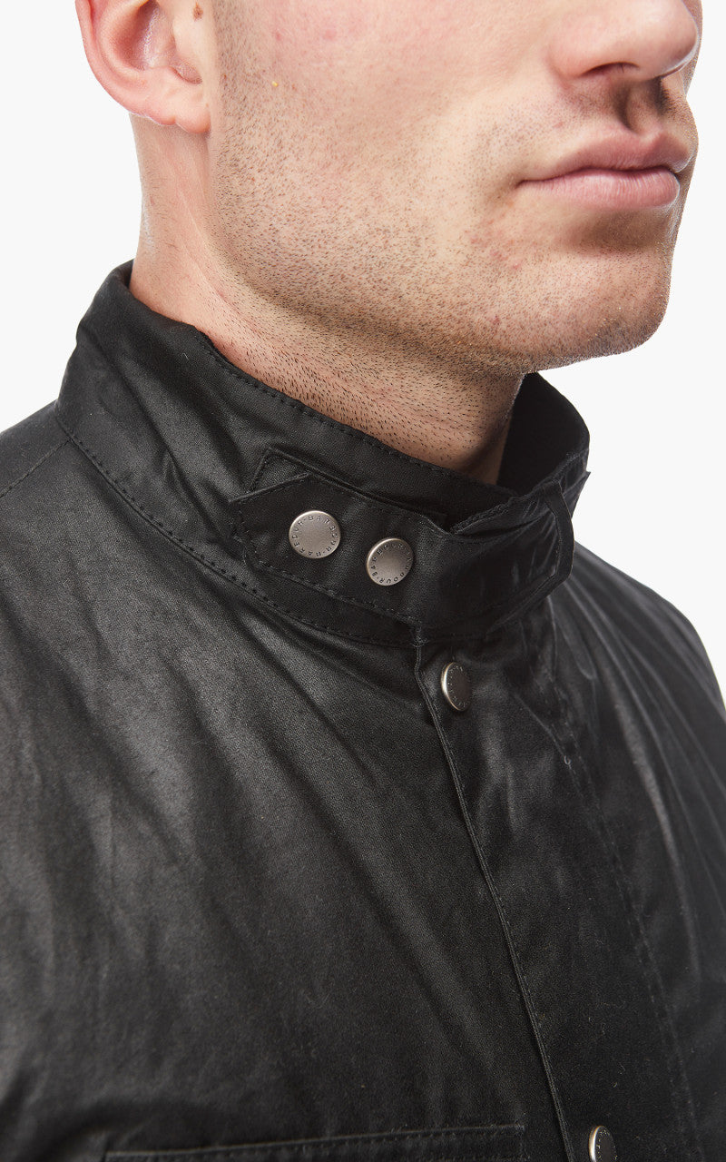 Barbour International Duke Wax Jacket (TR) Black
