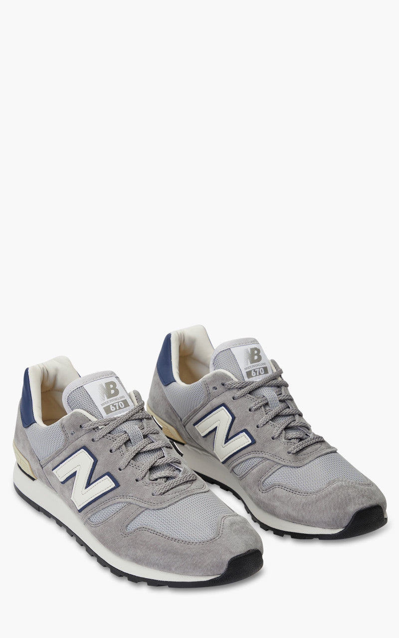 New Balance M670 UKF Grey/Navy "Made in UK"