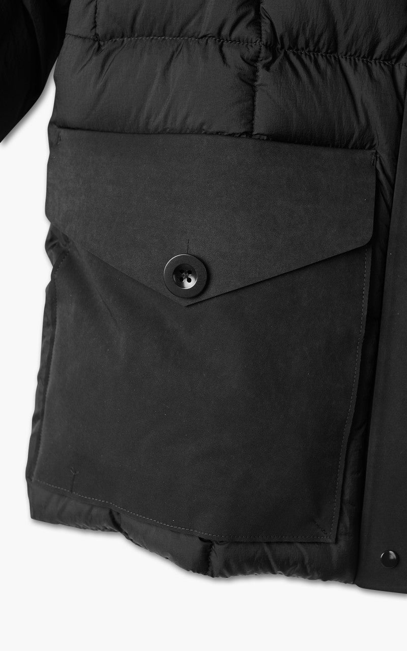 Ten C Cargo Combo Down Jacket Black