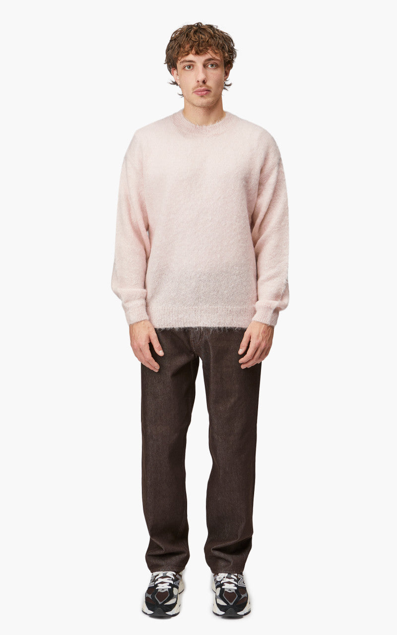 Auralee Brushed Super Kid Mohair Knit P/O Light Pink