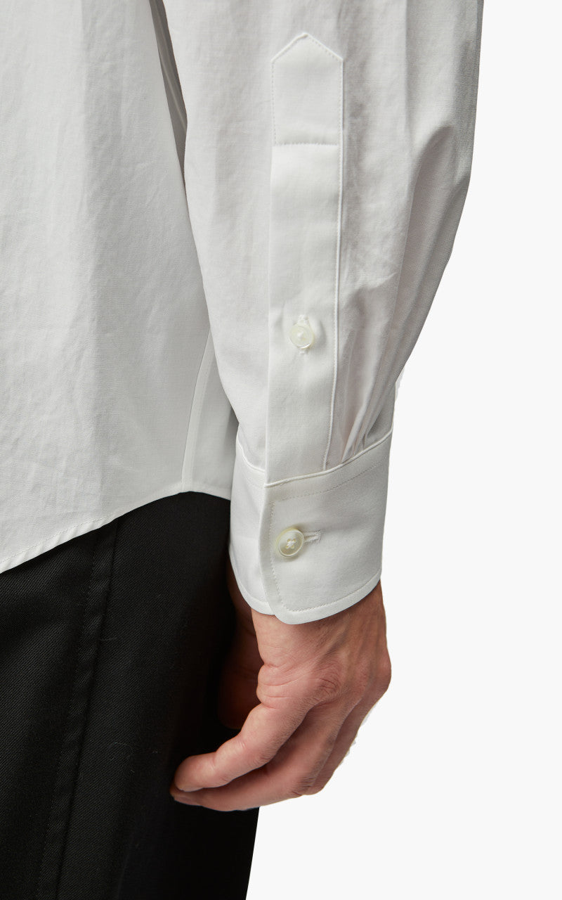 Auralee Washed Finx Twill Shirt White