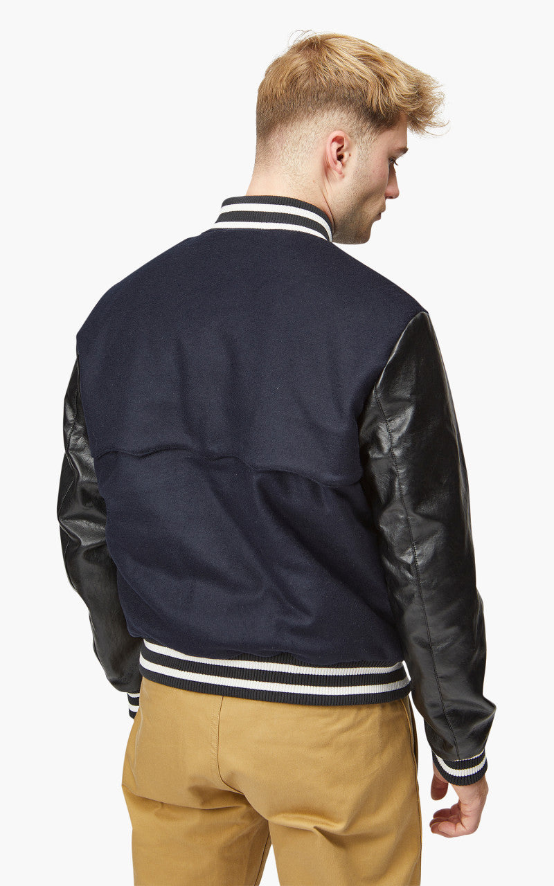Baracuta Varsity Jacket Night Blue
