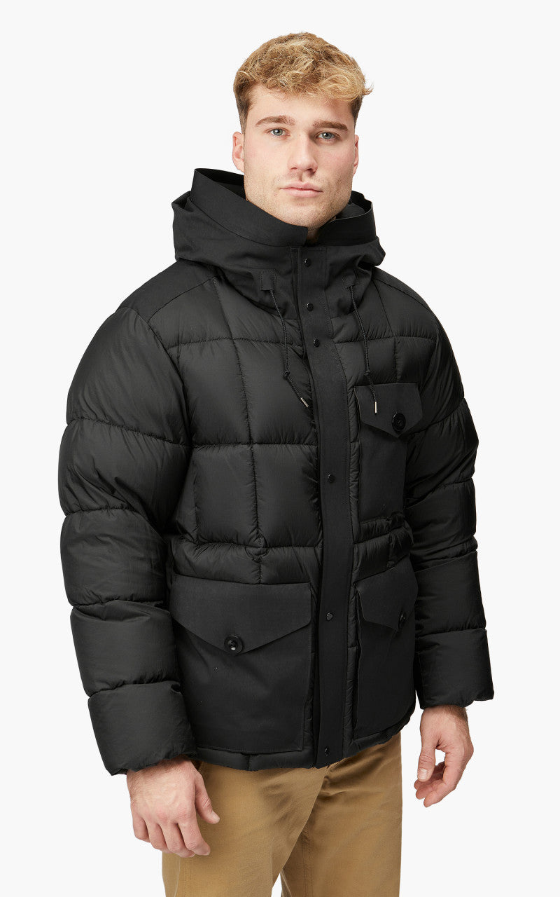 Ten C Cargo Combo Down Jacket Black