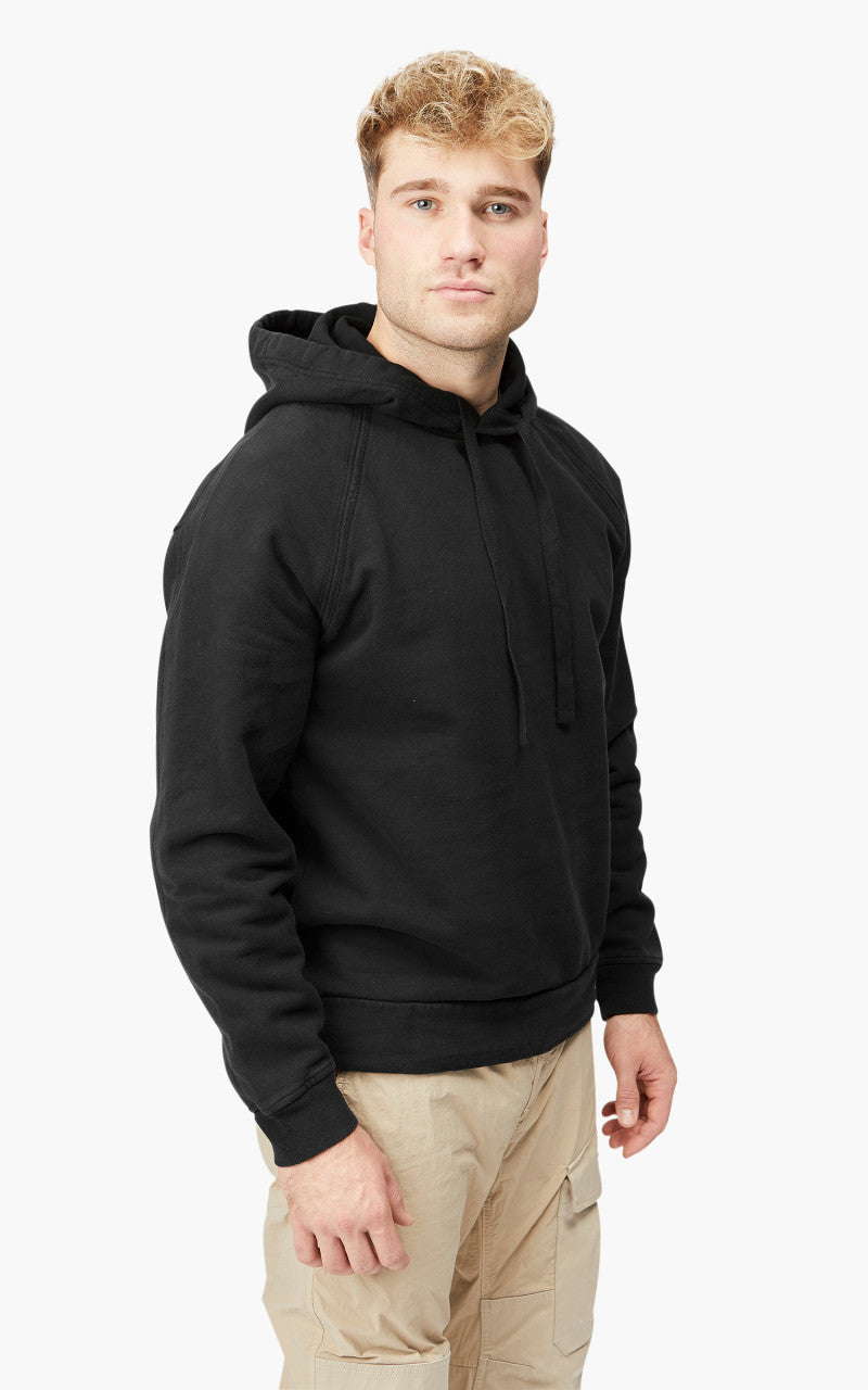 Ten C Felpa Chiusa Cappuccio Sweatshirt Black