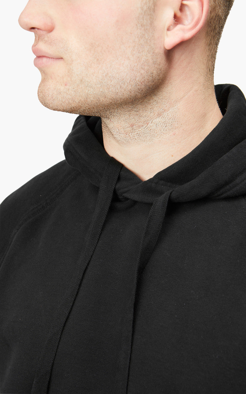 Ten C Felpa Chiusa Cappuccio Sweatshirt Black