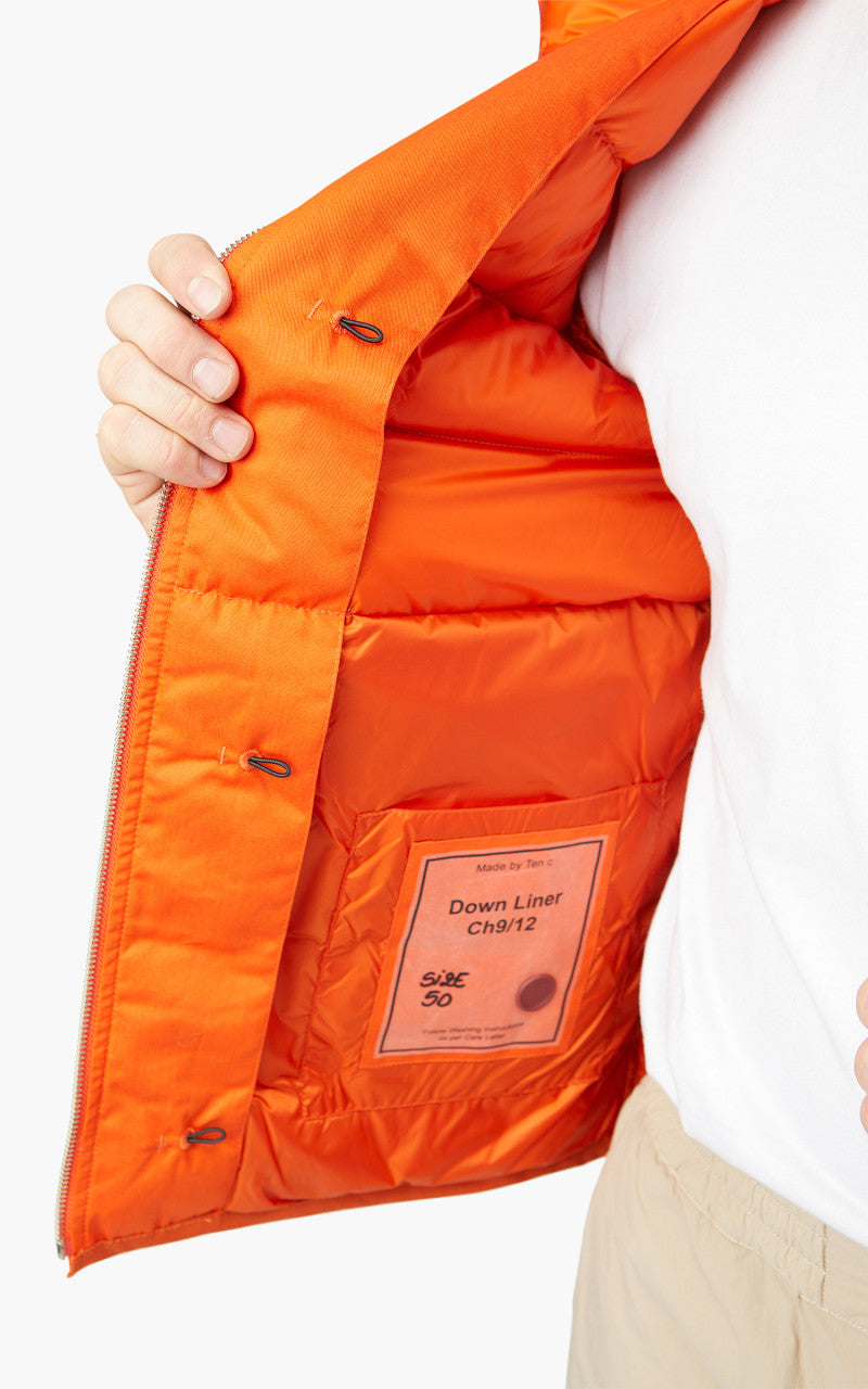 Ten C Down Liner w/ Pockets Clementine