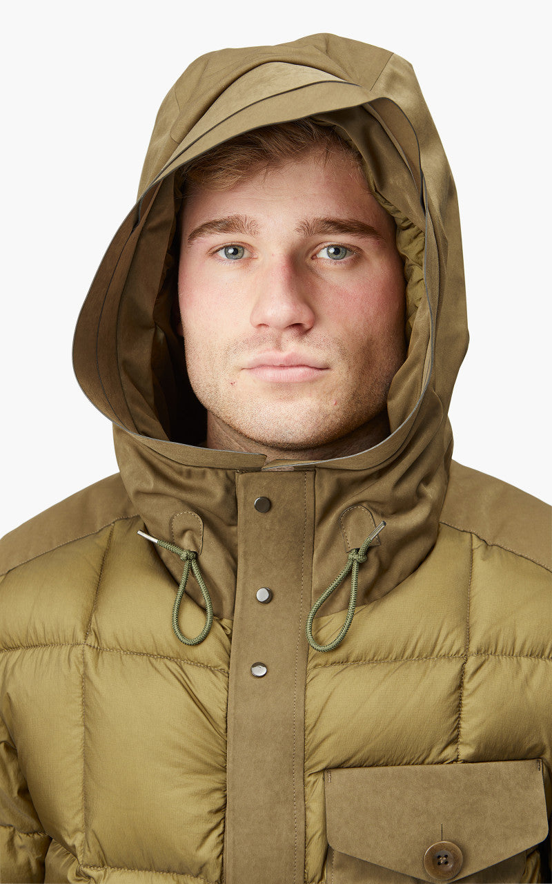 Ten C Cargo Combo Down Jacket Olive