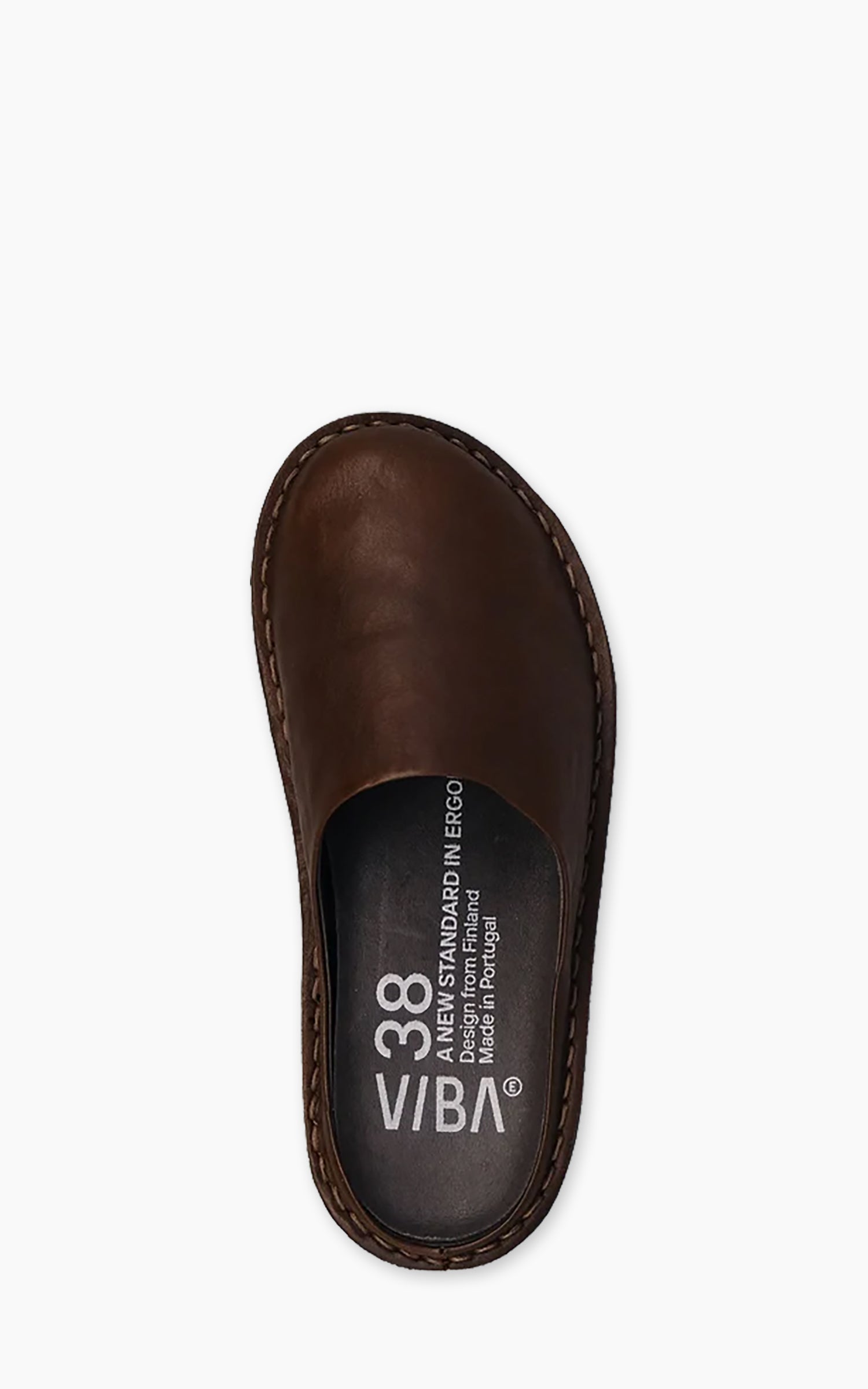 VIBAe ROMA Leather Cocoa Brown