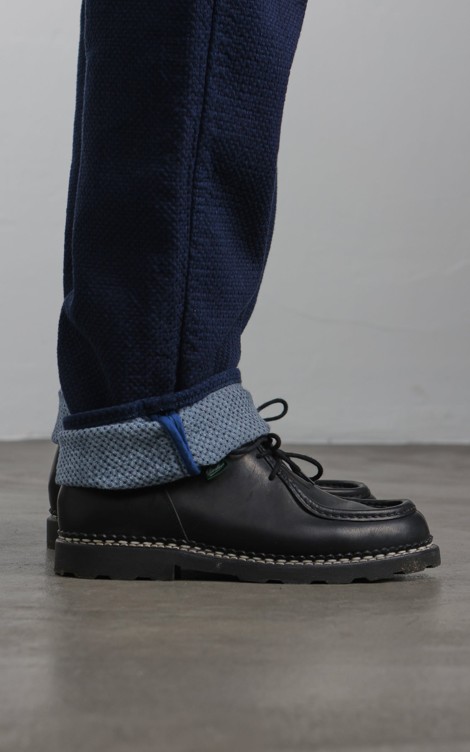 Omoto Denim 0621 Relax Fit Ori-Zashi Sashiko Pant Indigo