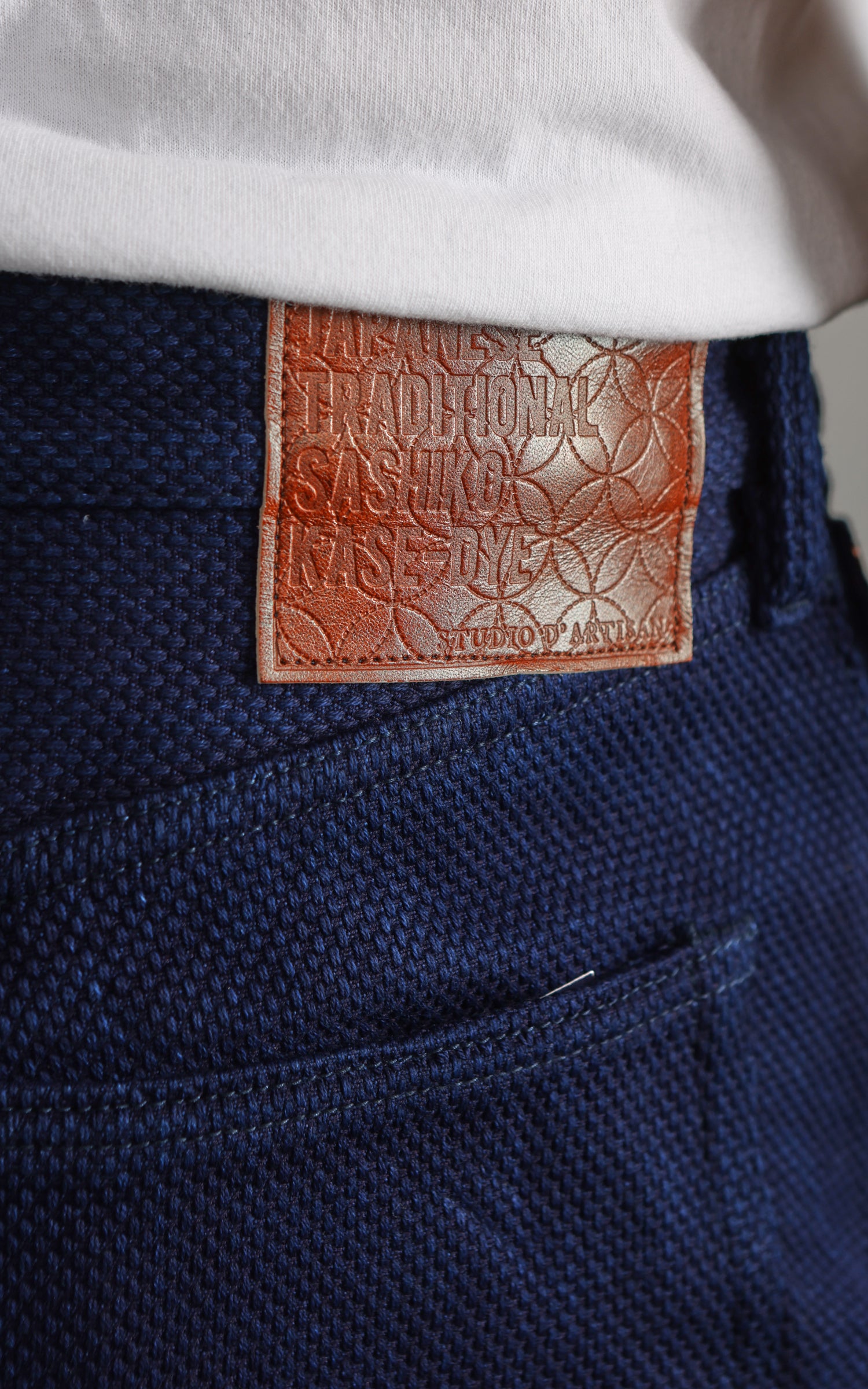 Studio D'Artisan 1907 Sashiko Denim Jeans Indigo