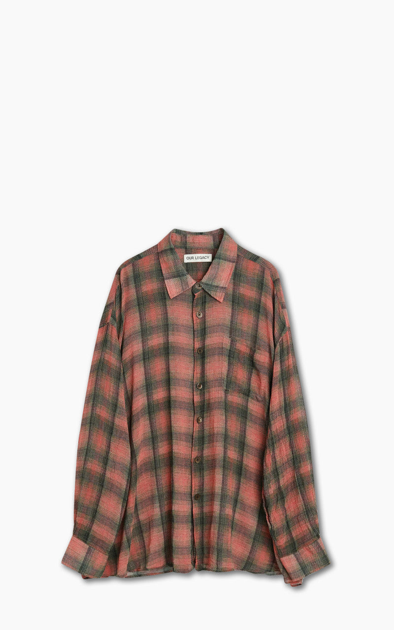 Our Legacy Borrowed Shirt Big Lumbercheck Print