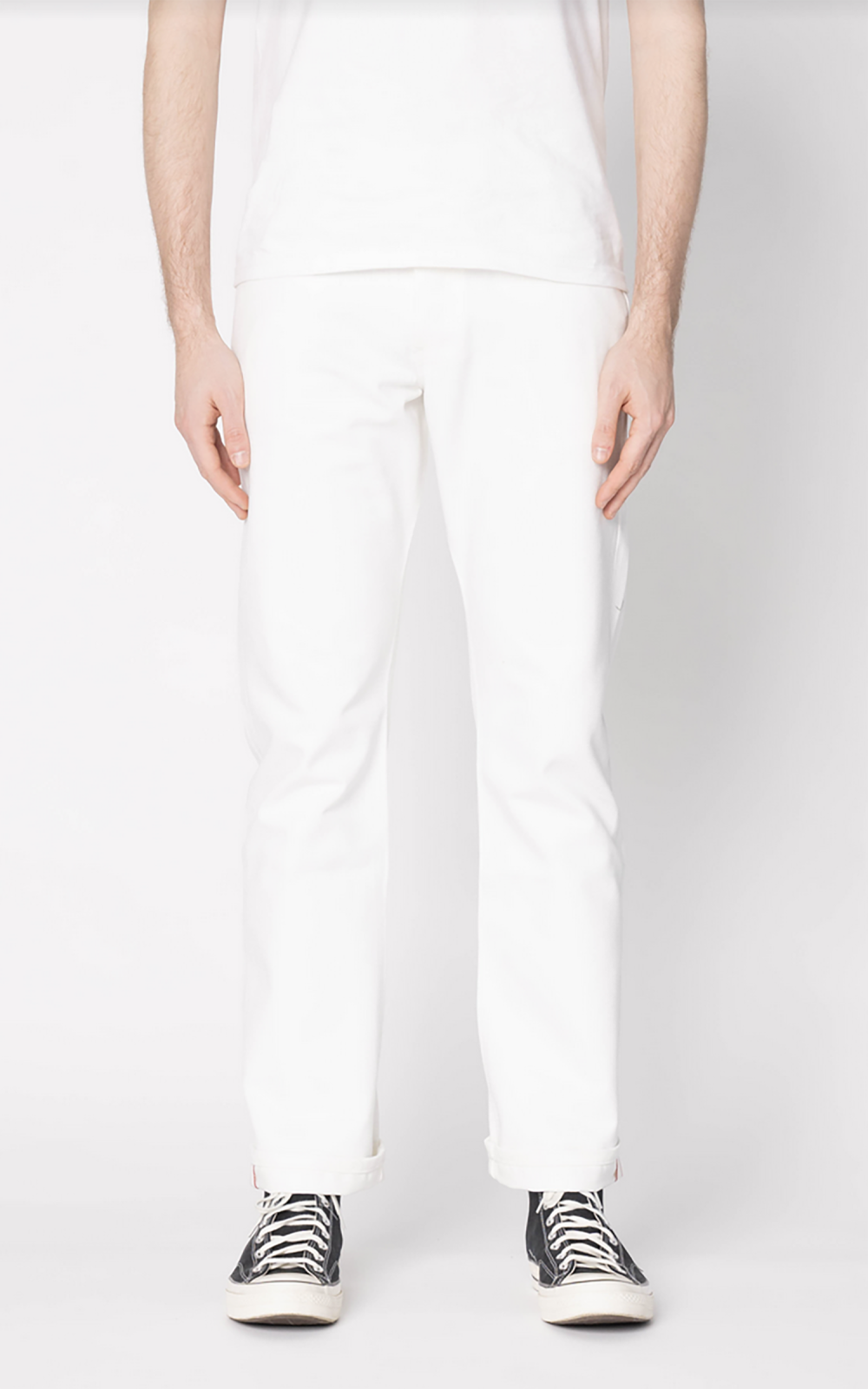 Naked & Famous Denim True Guy Iceberg Selvedge White 15oz