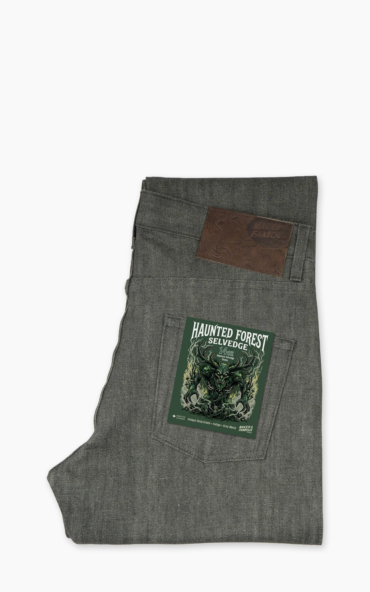 Naked & Famous Denim True Guy Haunted Forest Selvedge 14oz