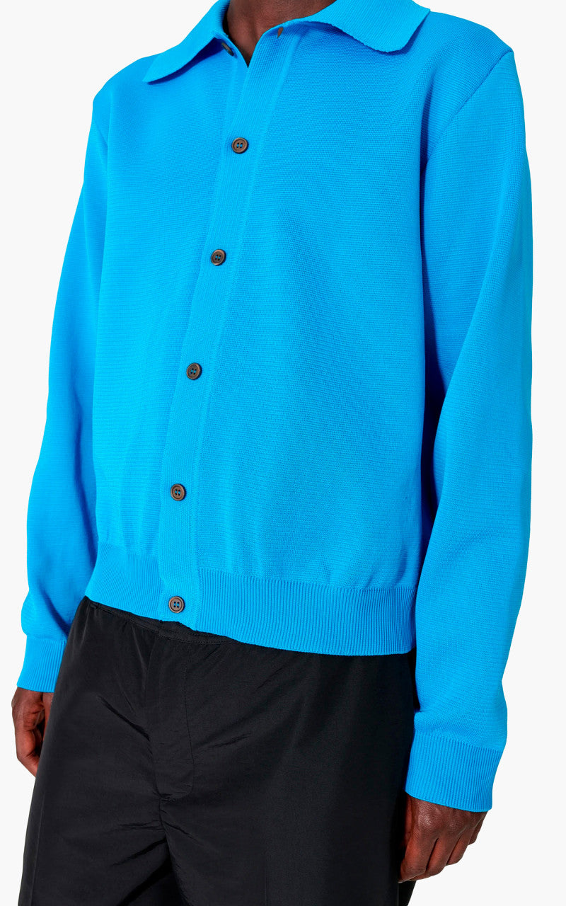 Our Legacy Evening Polo Circuit Blue Performance Poly