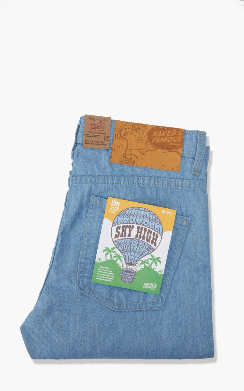 Naked & Famous Denim Super Guy Sky High Selvedge 10oz
