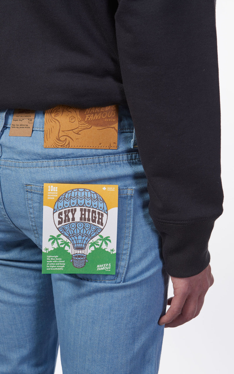 Naked & Famous Denim Super Guy Sky High Selvedge 10oz