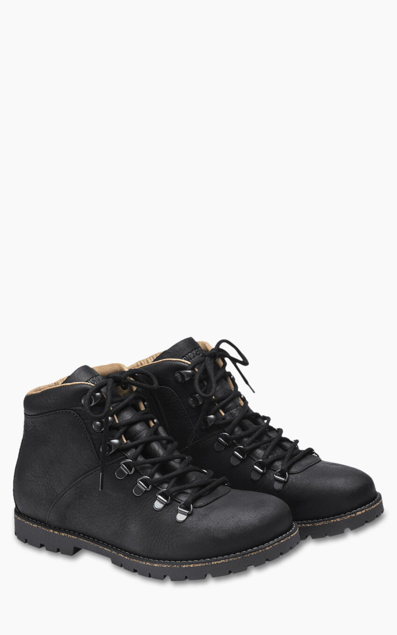 Birkenstock Jackson Nubuck Waxy Leather Black