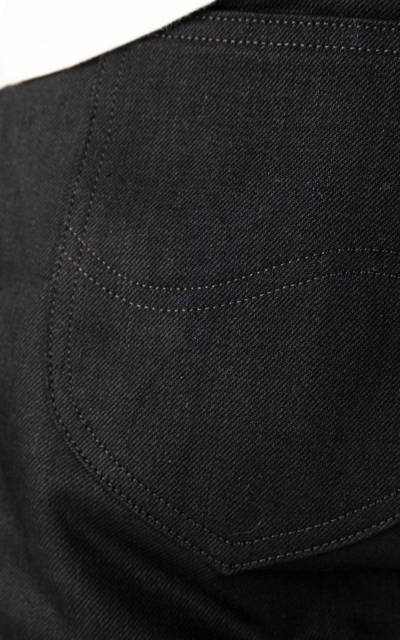 Lee 101 101 Z Jeans Dry Black Rigid Selvage Denim Black 13oz