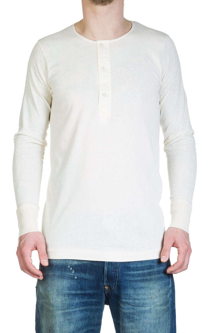 Merz b. Schwanen 102 Longsleeve Henley Nature